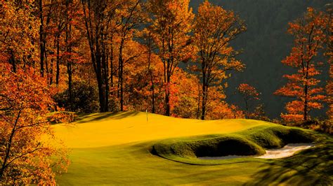 Autumn Golf Course Wallpaper In 1920x1080 Hd Wallpapers Wallpapers