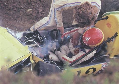 Gilles Trapped In The Car The Blow He Twisted The Chassis Of His March