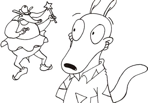 Rockos Modern Life Coloring Pages Coloring Pages