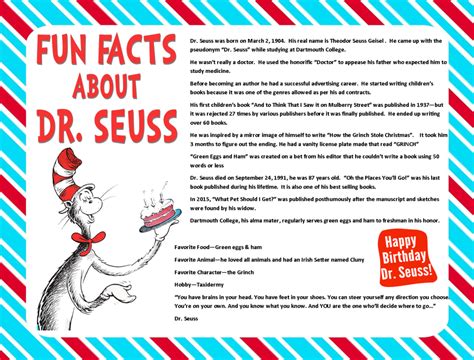 Fun Facts About Dr Seuss Hubpages Sexiz Pix