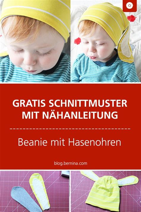 An dieser strickanleitung haben wir ganz schön lange geknobelt! Nähanleitung Beanie mit Schlappohren für Kinder (mit ...