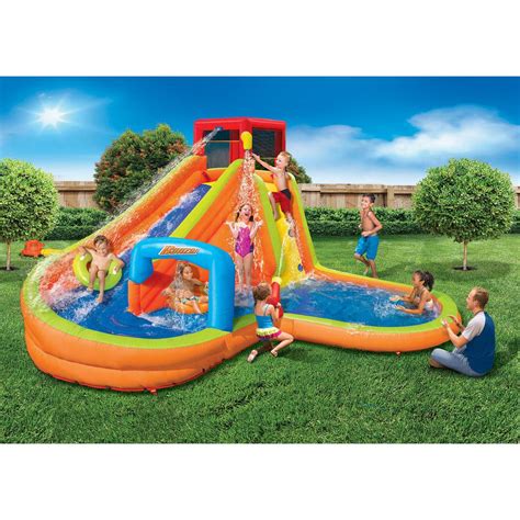 Air blower, air pump, repair kits custom. Water Slide For Backyard Inflatable