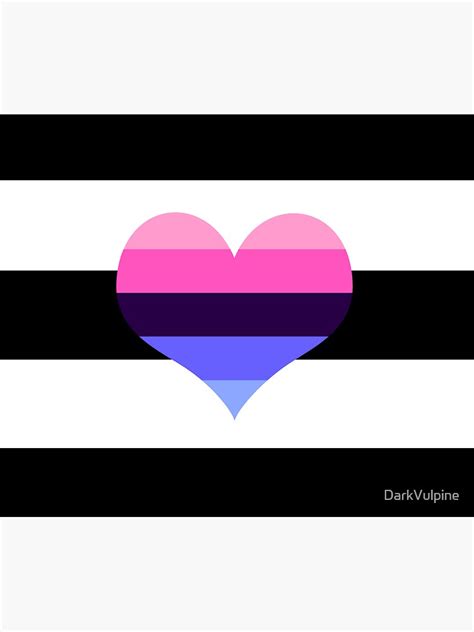 Heterosexual Omniromantic Pride Flag Sticker For Sale By Darkvulpine