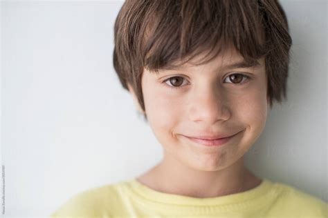 Portrait Of A 7 Year Old Boy By Stocksy Contributor Nasos Zovoilis
