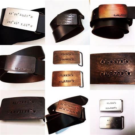 Either the 8th or 19th year of marriage. Bronze anniversary gift for him, personalized bronze belt ...
