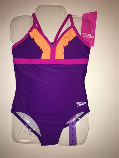 speedo girl s swimsuits sizes 5 6 7 8 10 12 14 or 16 retail 44 nwt ebay