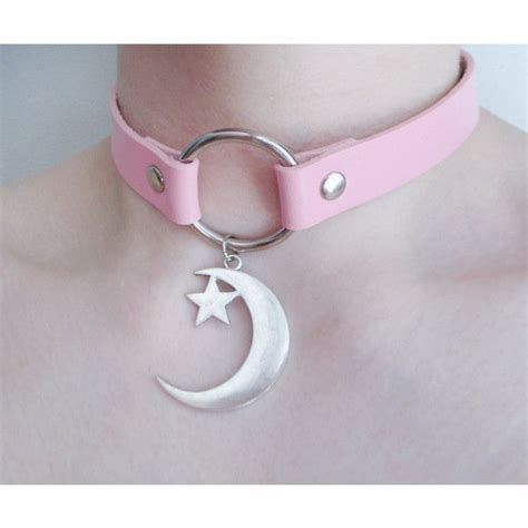 pastel goth moon choker 20 liked on polyvore featuring jewelry necklaces gothic necklaces