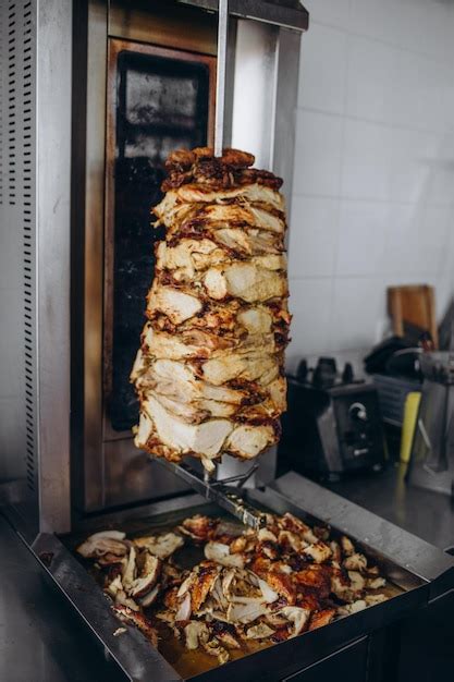 Premium Photo Traditional Turkish Doner Kebab Meat Shawarma Or Gyros