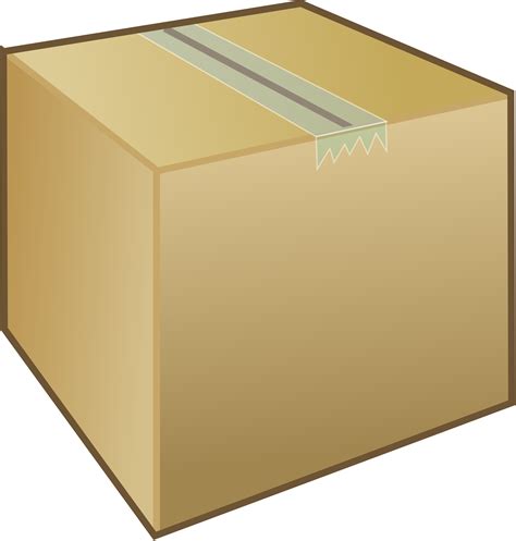 Packed Cardboard Box Png Clipart Png Mart