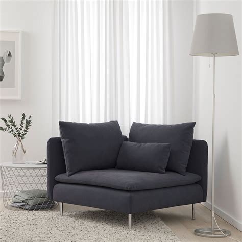 SÖDERHAMN Corner section, Samsta dark gray - IKEA in 2020 ...