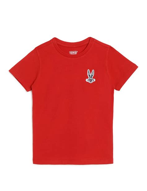 Pure Cotton Applique Crew Neck T Shirt