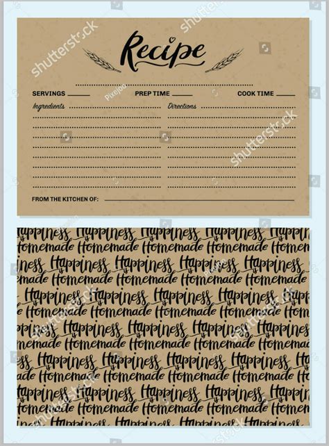 #recipe card design #adobe indesign #graphic design #design project. 14+ Restaurant Recipe Card Templates & Designs - PSD, AI ...