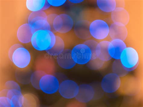 Faded Background Of Blue Garland Lights Stock Photo Image Of Event