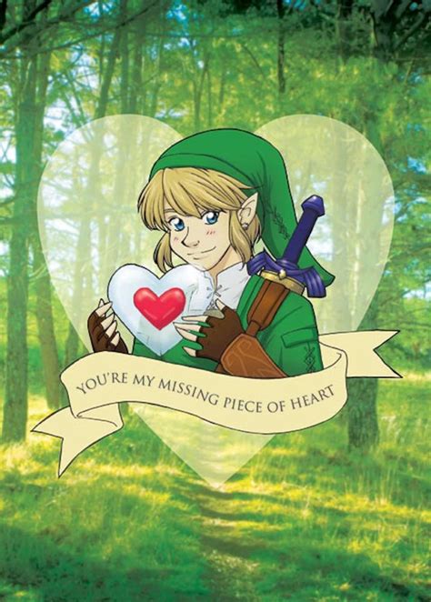 Link Valentine Legend Of Zelda Fan Art Original Illustration Etsy Uk