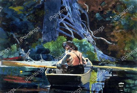 The Adirondack Guide Painting By Winslow Homer Reproduction