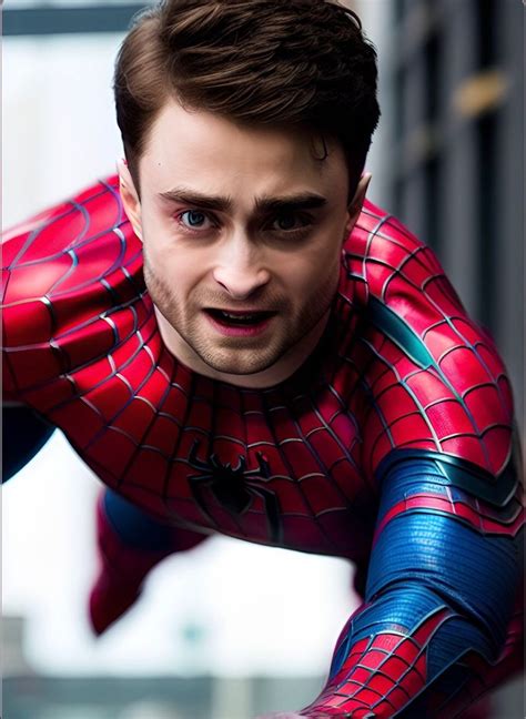 Daniel Radcliffe As Spider Man In 2023 Daniel Radcliffe Spiderman Man