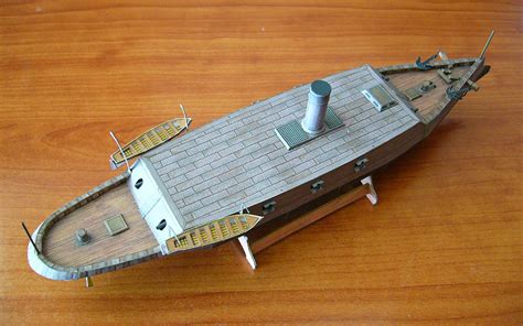 Dunderberg's contract, as the ship was now named by webb, was amended on 27 august to specify her armor scheme. CSS Arkansas by Fernando Pérez Yuste :: Heinkel Models ...