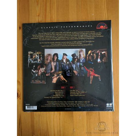 Guns N Roses Greatest Hits Live Lp Coloured Vinyl Gatefold New