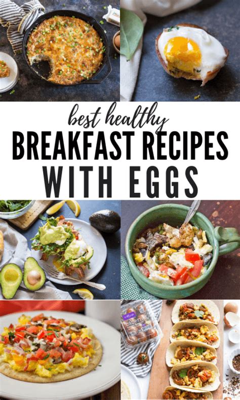 Breakfast Recipes With Eggs Healthy Egg Breakfast Recipes