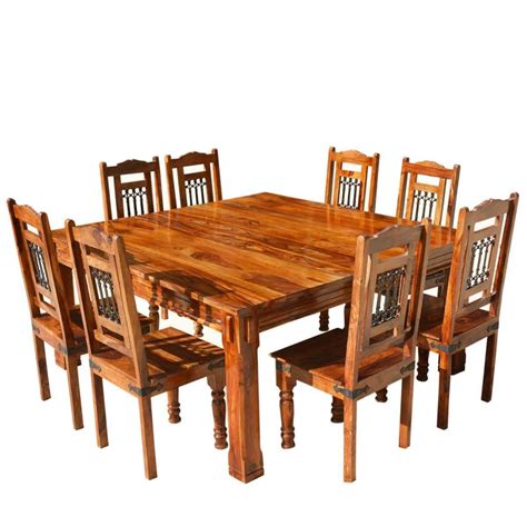 Comprar square wood table puede ser una molestia, especialmente cuando no sabe por dónde empezar a buscar las mejores. Rustic Solid Wood Square Block Legs Dining Table