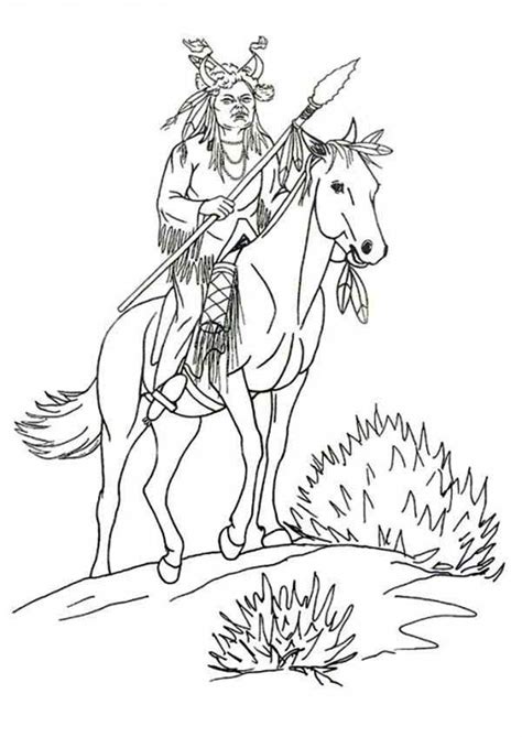 31 Detailed Native American Coloring Pages For Adults Native American