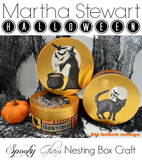 Martha Stewart Decoupage Halloween Craft Fox Hollow Cottage