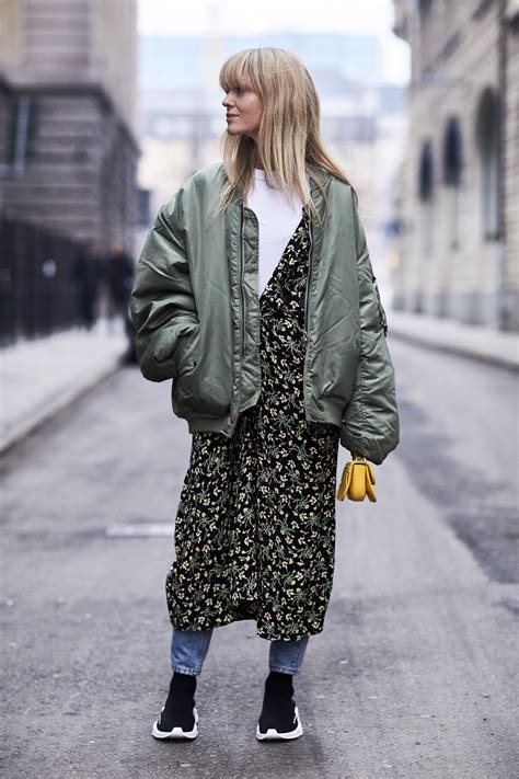 Street Fashion Stylish In Sweden