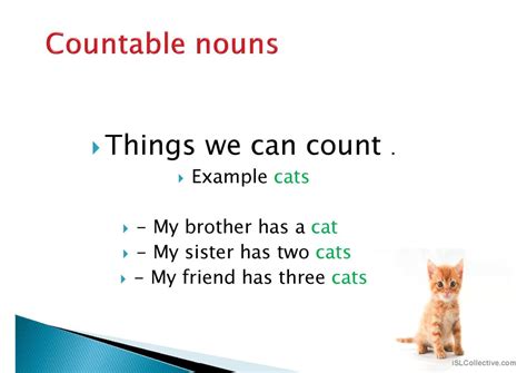 Countable And Uncountable Nouns So English ESL Powerpoints