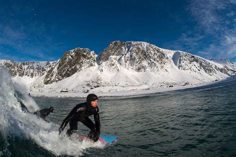 Norways Lofoten Island In Arctic Circle A Surfers Dream