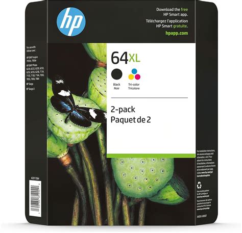 Hp 64xl 2 Pack High Yield Blacktri Color Original Ink