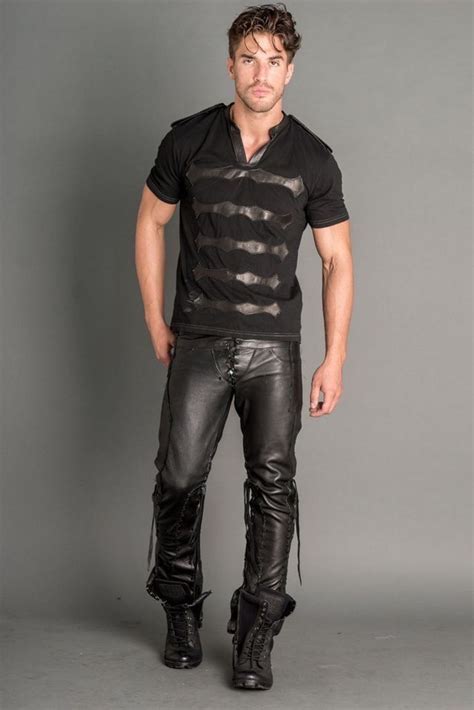 Pin By Dave Xavier On Haus Of Leather Leather T Shirt Mens Leather