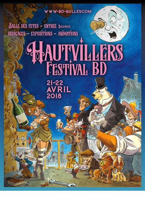 Affiche Festival Bd Dhautvillers 12 ème édition Par Etienne Willem