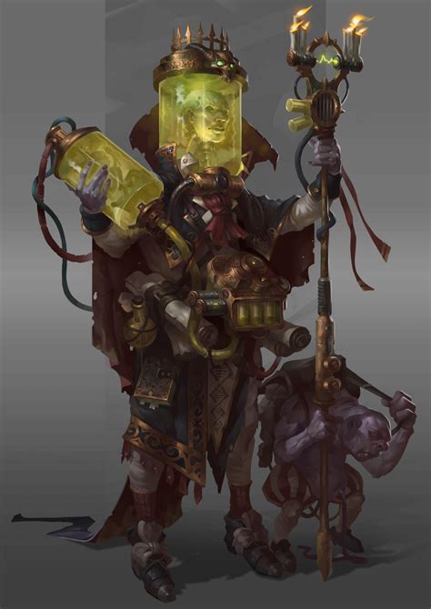 By Alexey Kruglov Creature Concept Art Fantasy Character Design Steampunk Characters