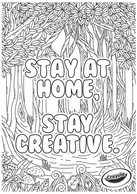 A fun and engaging activity to do during lockdown and a great way to show your support for frontline workers. Stay at Home Creativity, Forest | crayola.com