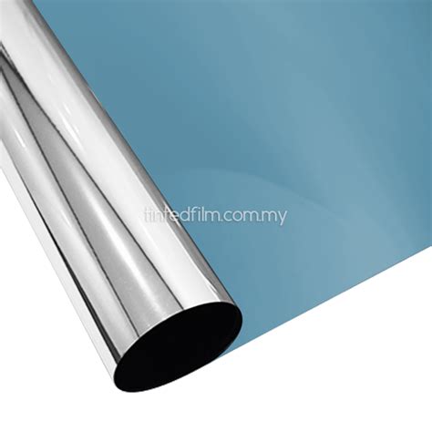 SILVER OUT, SEA BLUE IN (2). Window Tinted Film Buy Online | Window film, Window tint film ...