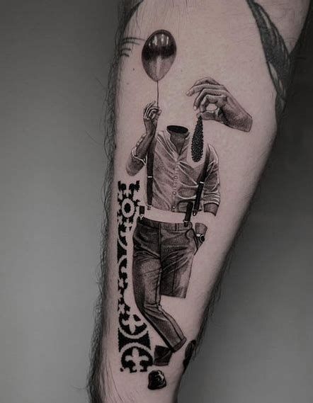 Abstract Collage Tattoo By Comma Kim Dohyun Tattoonow