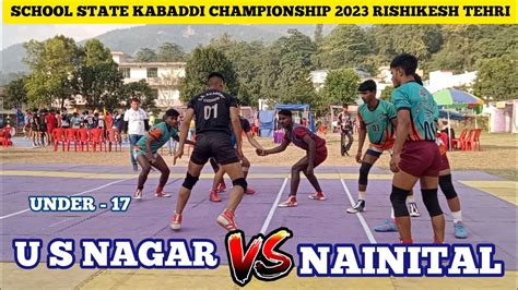 U S NAGAR NAINITAL HIGHLIGHT HAT T 21 SCHOOL GAMES RISHIKESH 2023