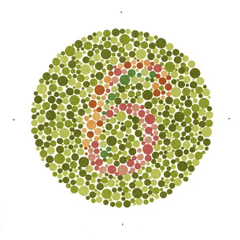Ishihara Color Blindness Test Poster Print By Science Source 18 X 18