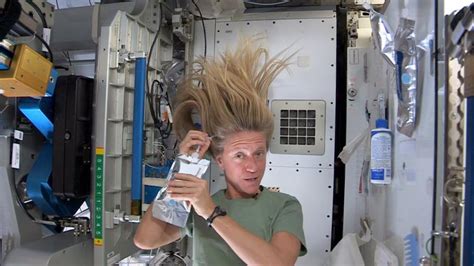 Bathing In International Space Station