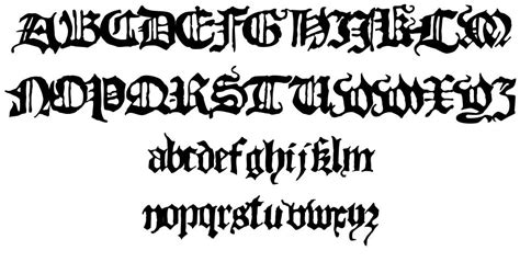 Blackletter Font By Hplhs Prop Fonts Fontriver