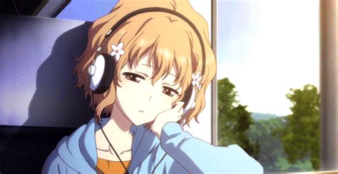 Anime Girl Listening To Música Yui1234 Foto 43369587 Fanpop