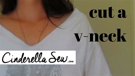 Cut A V Neck In A Tshirt How To Make A Vneck On A T Shirt Make