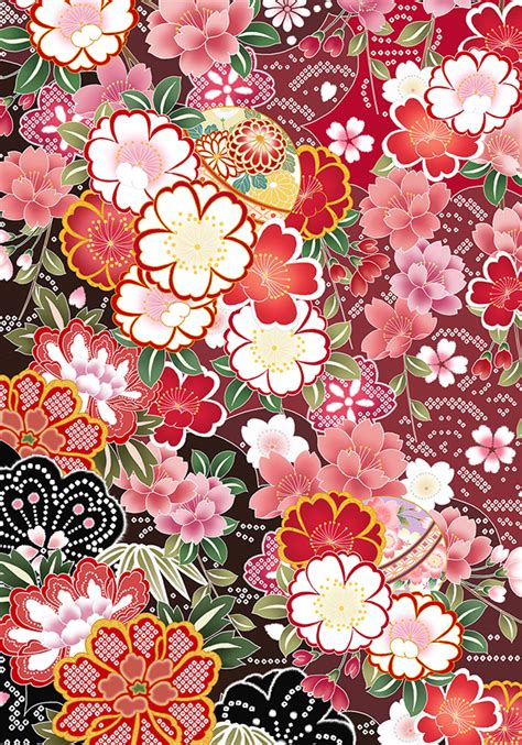 Japanes Floral Pattern Flower Pattern Of Japan On Behance I Reached