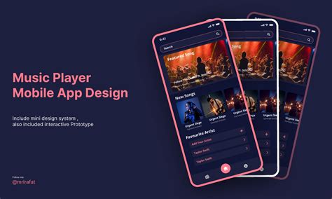 Music Player Mobile App Design Figma Community