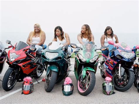 Stunning Photos Of Caramel Curves The All Female Motorcycle Club