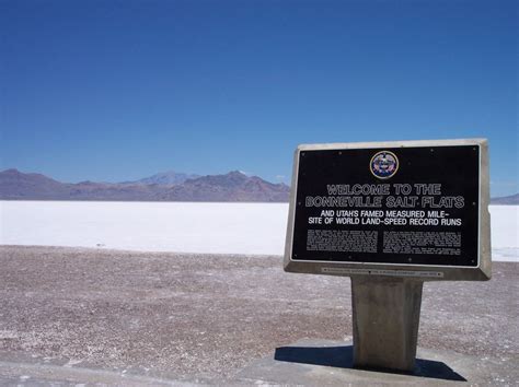 Racing at bonneville and breaking land speed records has been going on since 1896 when w.d. GC1799H The Bonneville Salt Flats (Earthcache) in Utah ...
