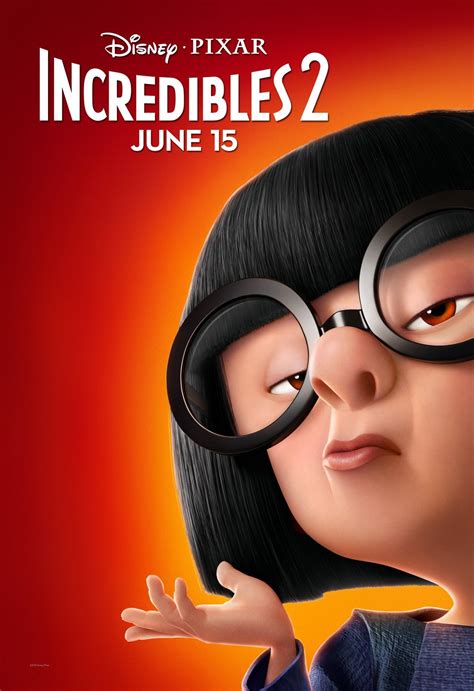 Изображение Incredibles 2 Edna Mode Int Poster Disney Wiki