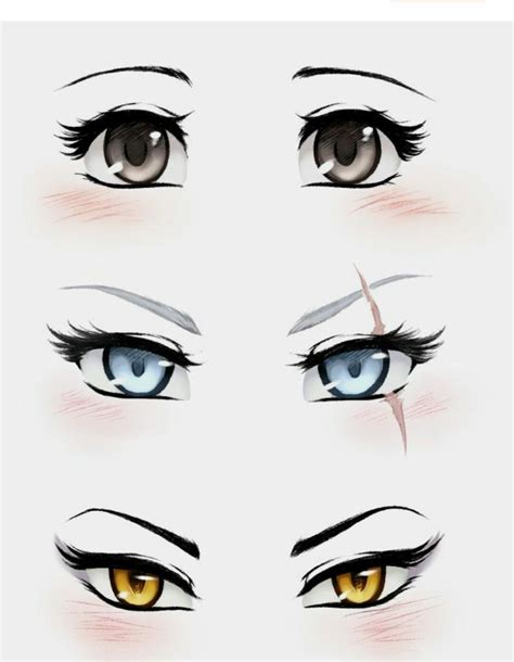 How To Draw Anime Eyes Female At Drawing Tutorials