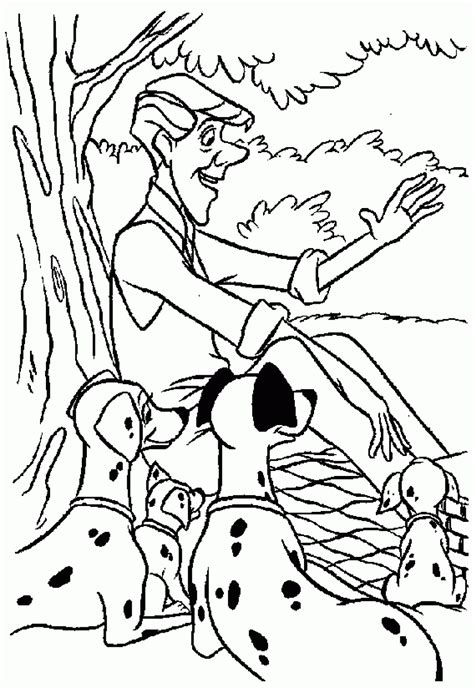 101 Dalmatians coloring pages to print - 101 Dalmatians Kids Coloring Pages