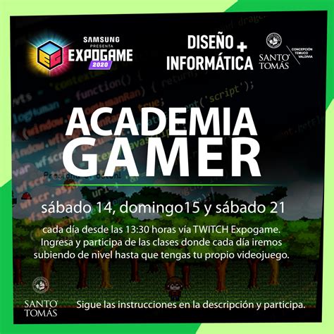 Expogame Y Santo Tomás Se Unen Para Traer La Academia Gamer Tarreo